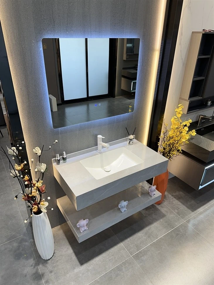 Blue Slate Bathroom Cabinet