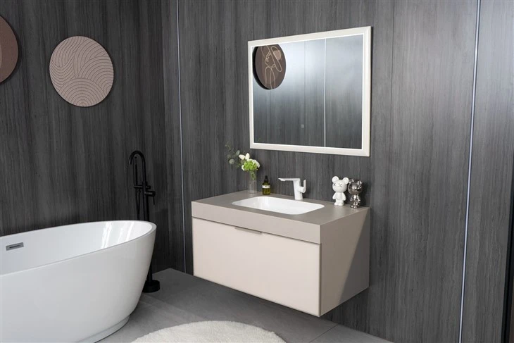 Modern Bathroom Wooden Cabinet suppiler